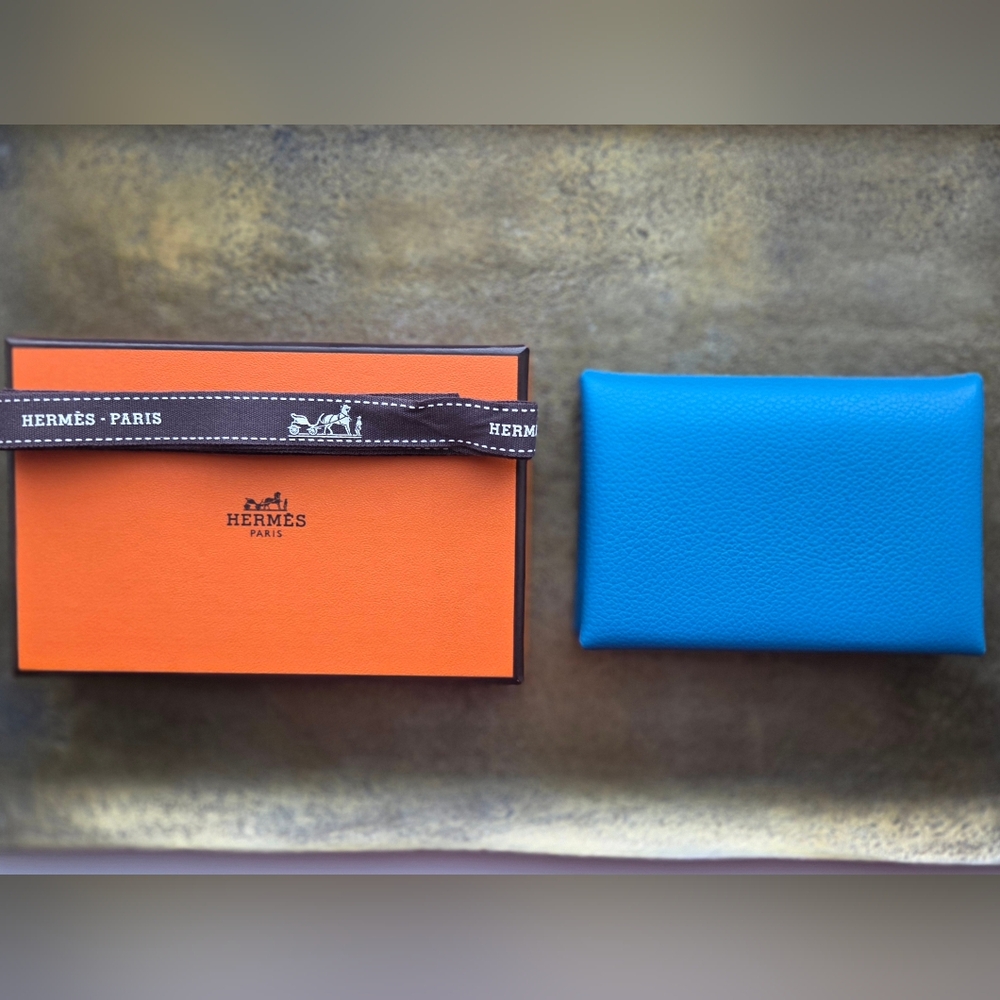 Hermès Calvi Duo compact cardholder